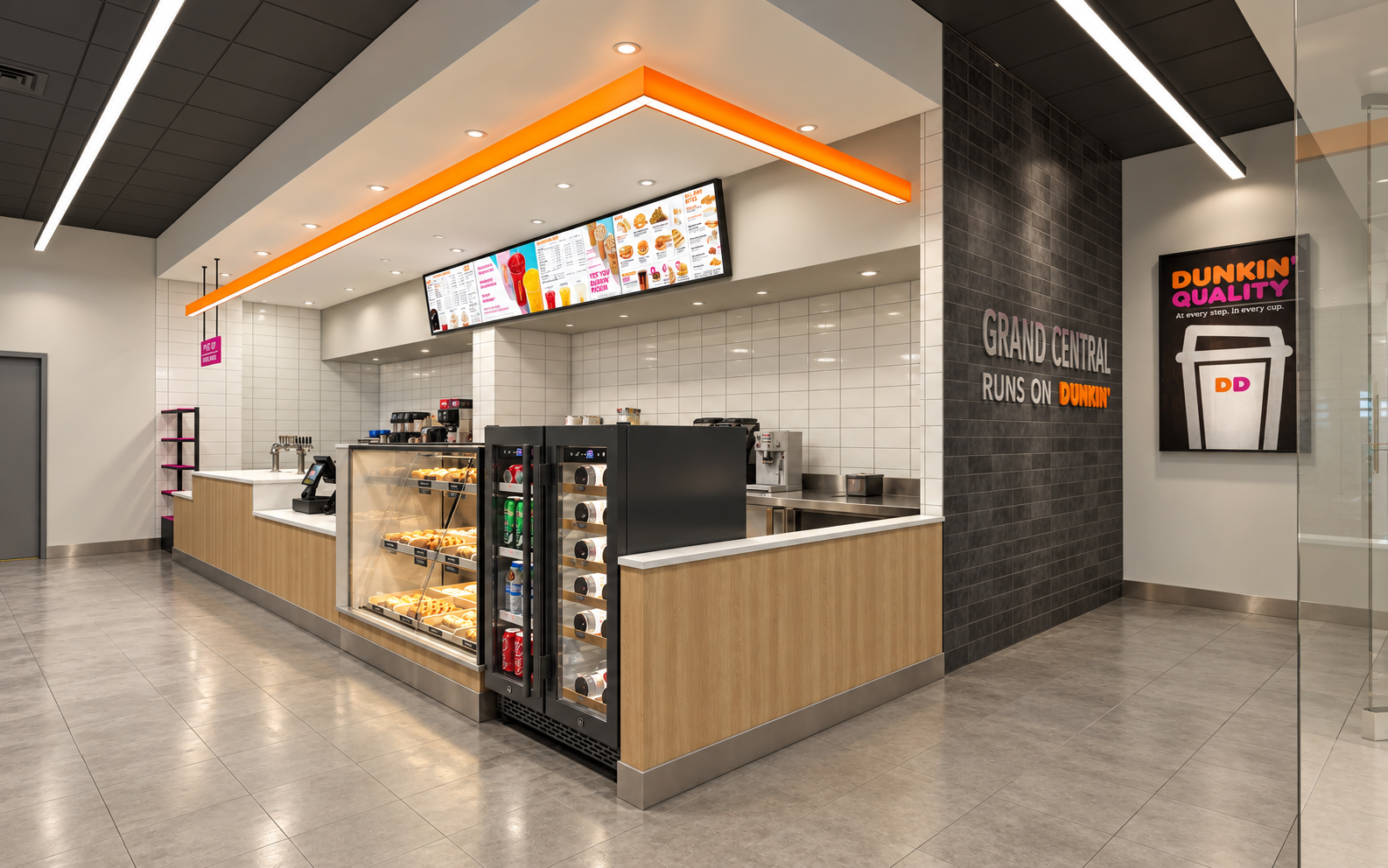 Rendering of Dunkin at Grand Central Madison