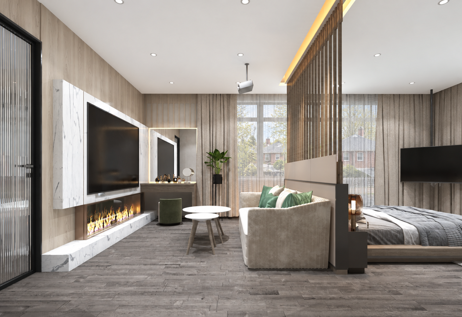 Primary bedroom suite