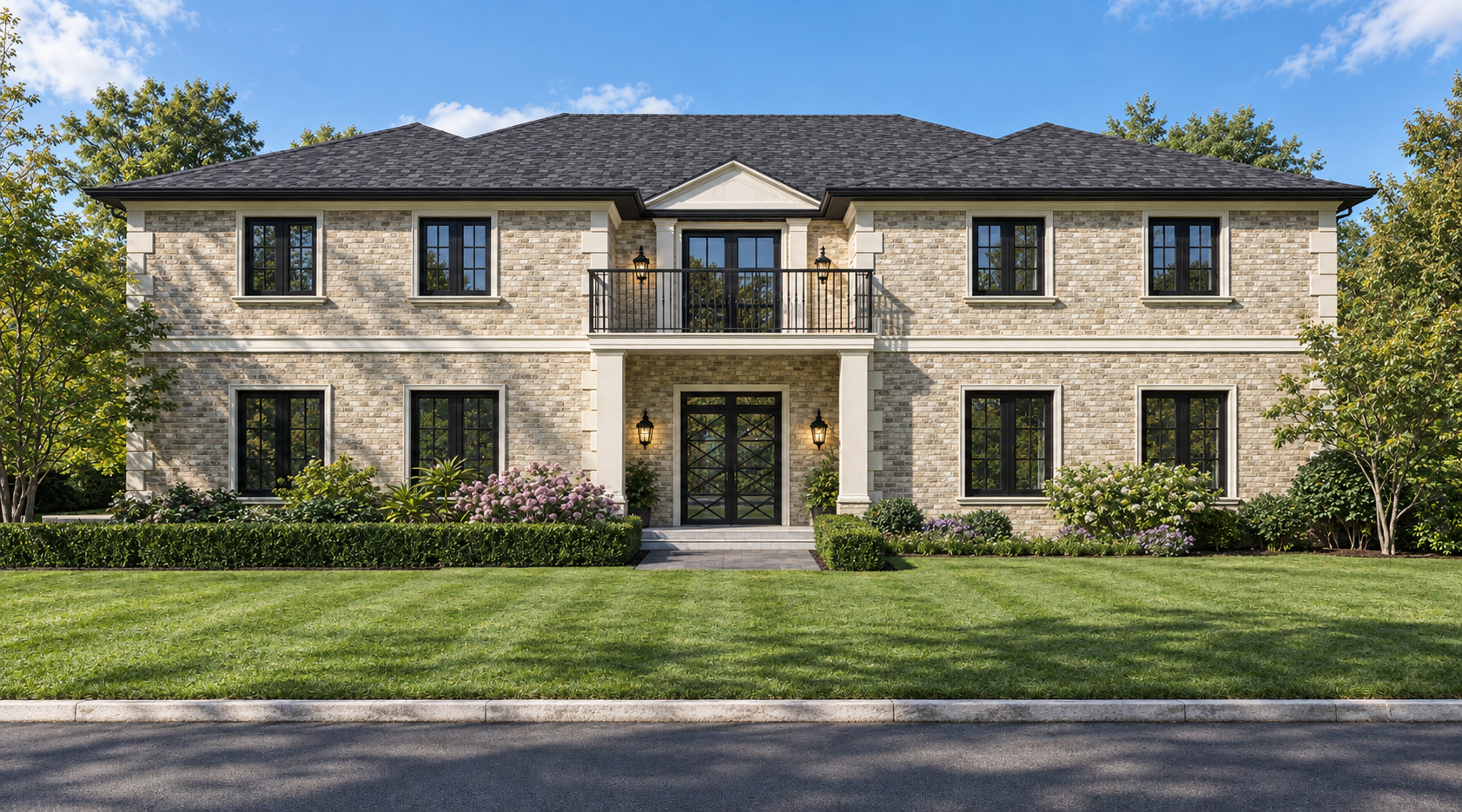 Exterior rendering of Lakeville Residence