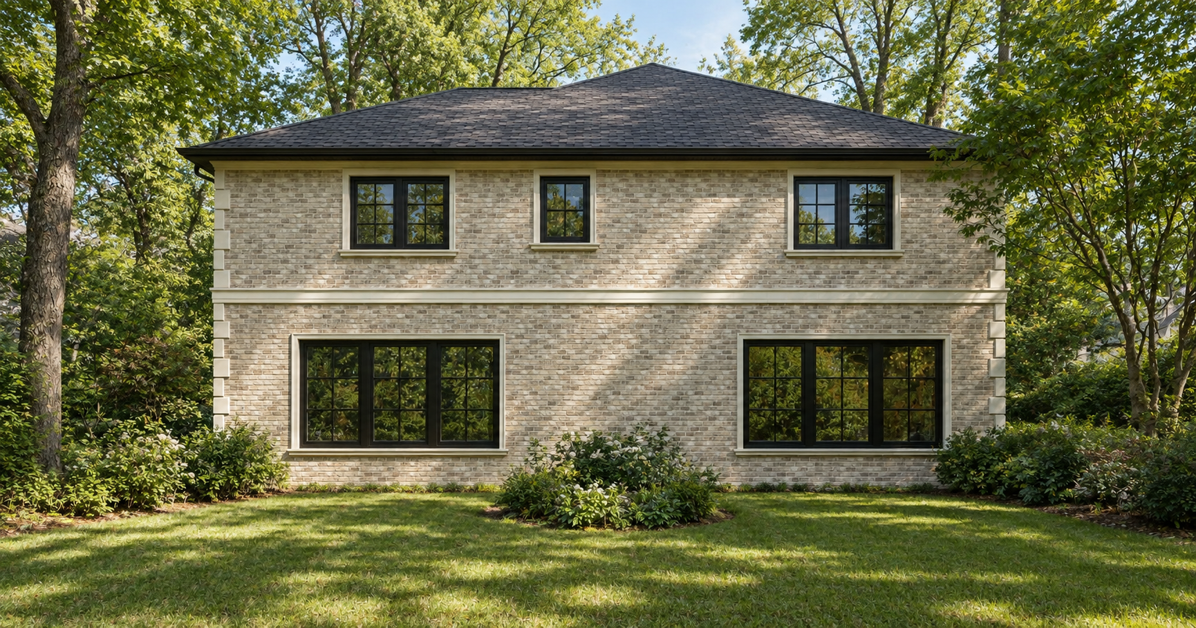 Rear garden elevation
