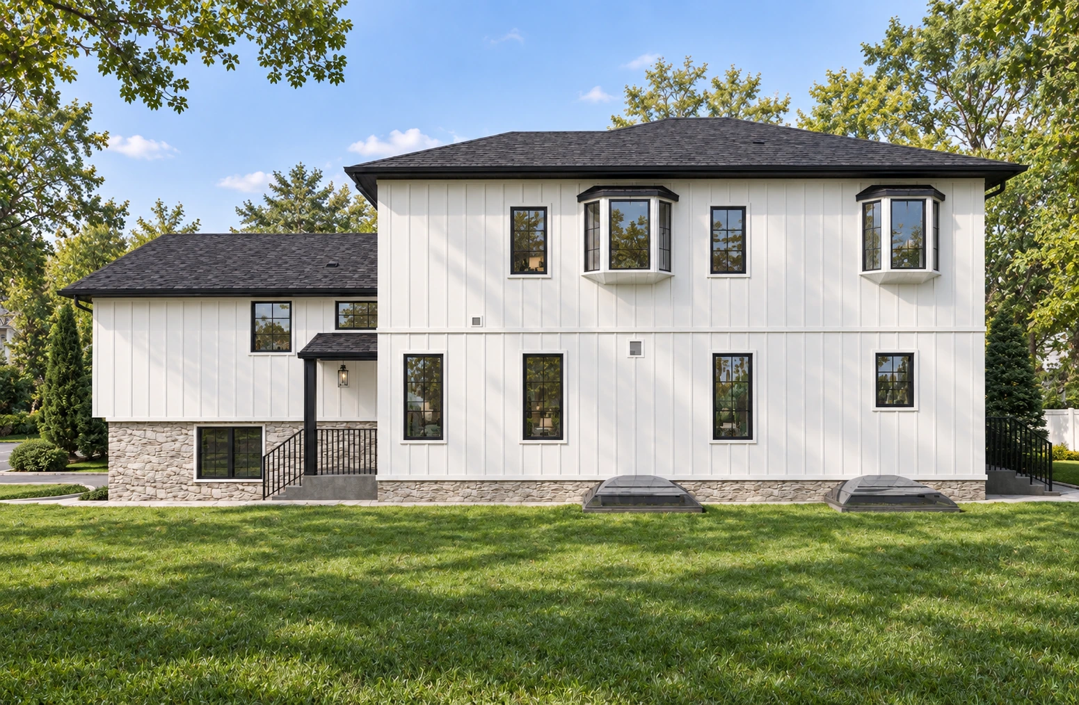 Rear exterior rendering