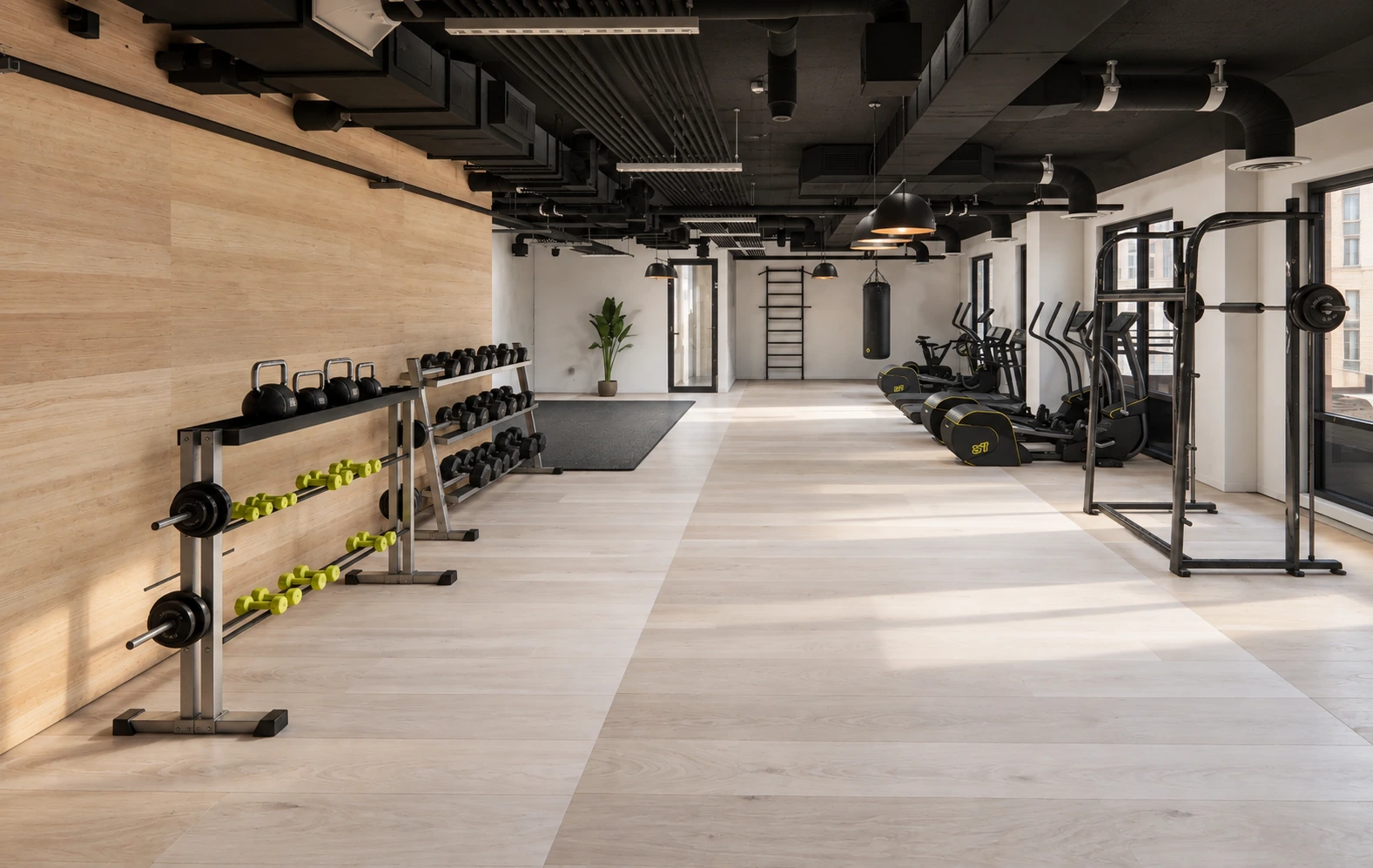 Resident fitness room