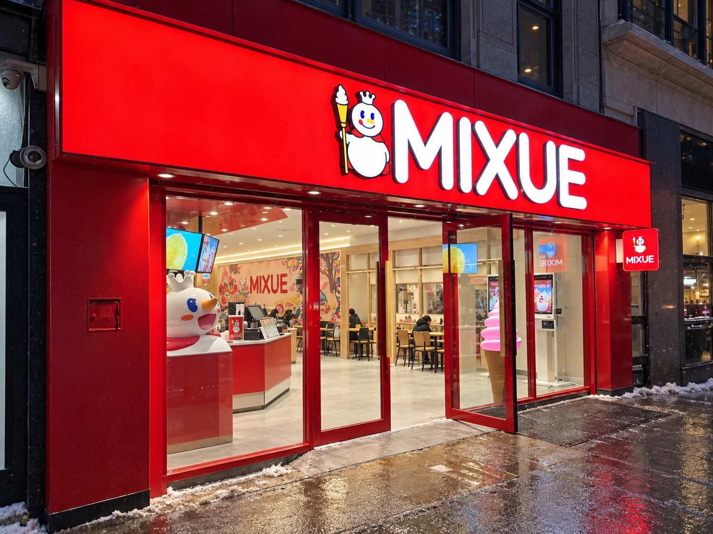 Mixue storefront on Canal Street